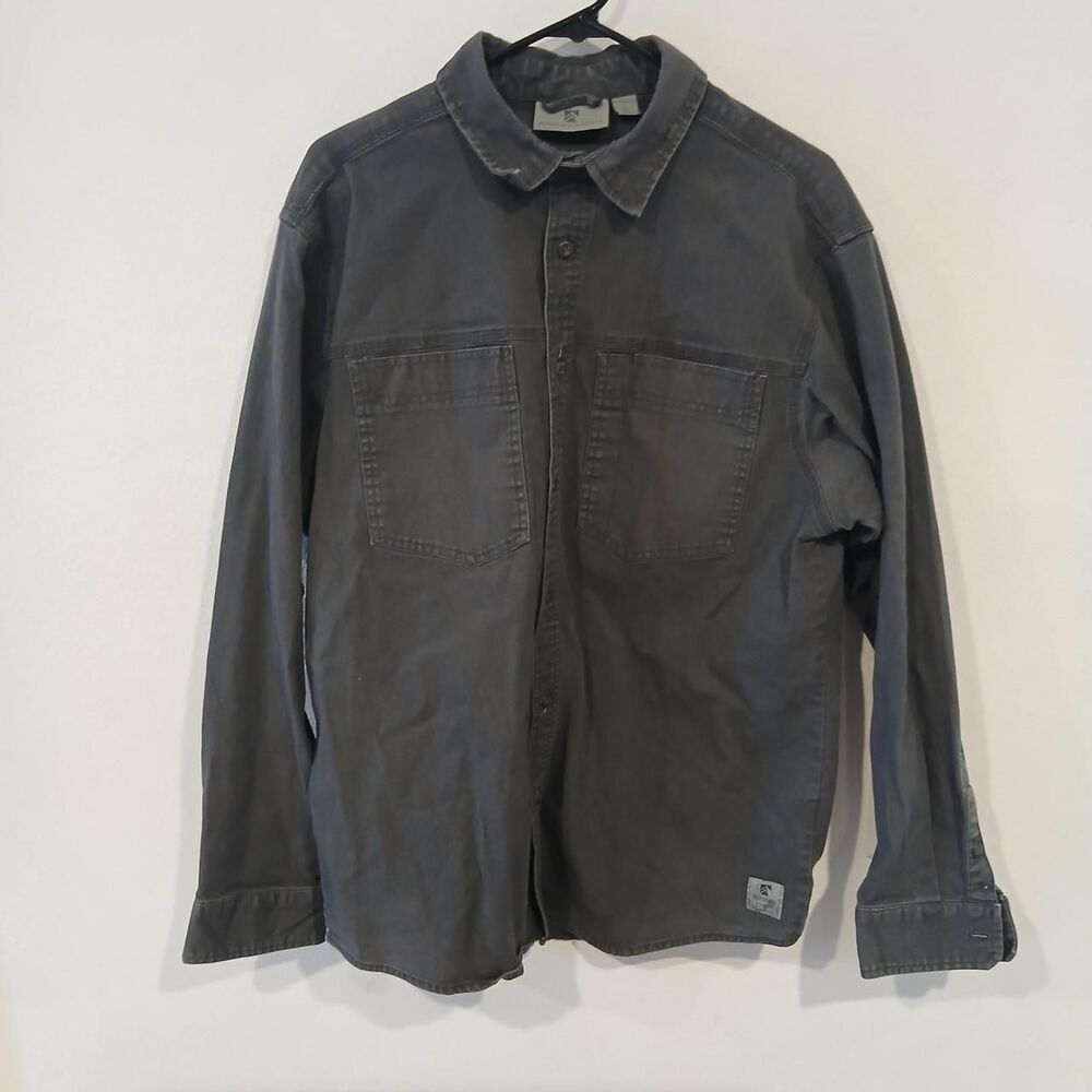Rugged Elements Gray Workwear Shirt Men's Large